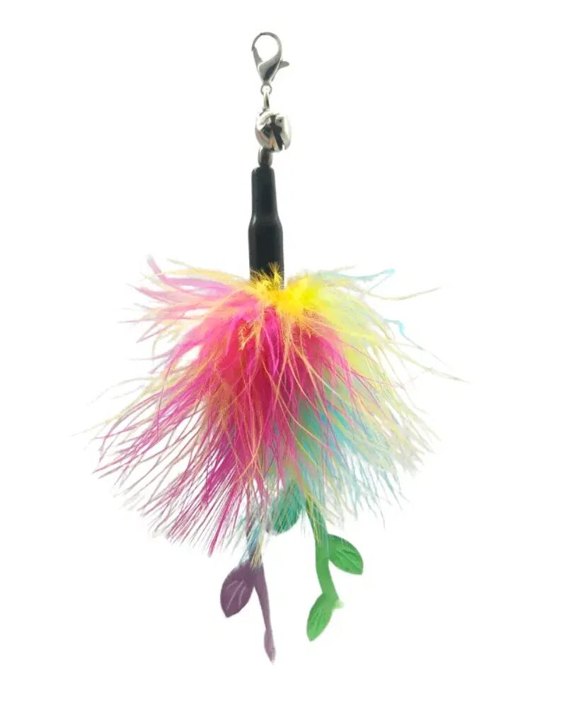 Jouet Pour Chat Canne à Peche 3 Plumes